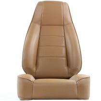 factory replacement front seat with recliner black denim 1976-2016 jeep wrangler jk tj tjl yj cj7 cj8 scrambler