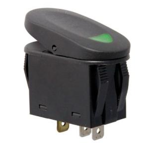 2-POSITION ROCKER SWITCH GREEN