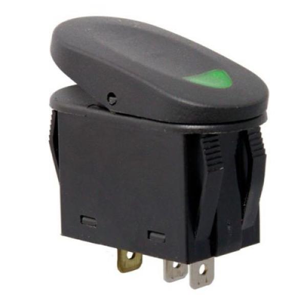 2-POSITION ROCKER SWITCH GREEN