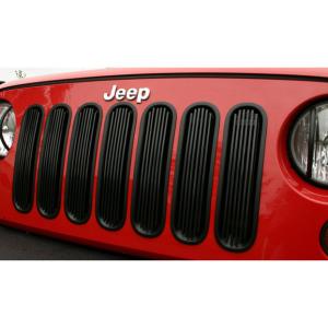 GRILLE INS. BILLET WRG JK BLK