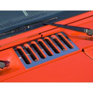 HOOD VENT COVER SS JK 07-08