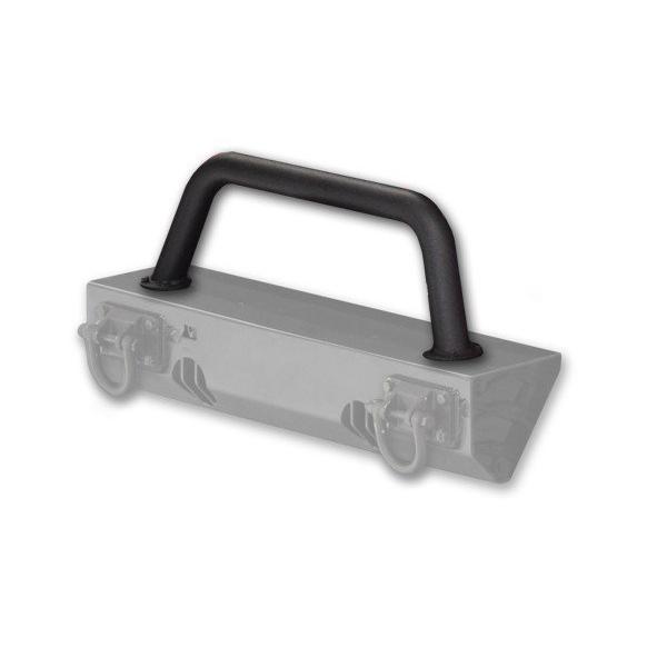 Modular XHD Front Bumper Center Hoop in Textured Black for Jeep CJ, Wrangler YJ, TJ, JK 1976-2018