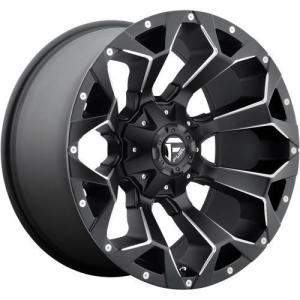 15x8 FUEL Assault Matte Black Milled 5x139.7/-16 D546 ​ - Fuel Off-Road
