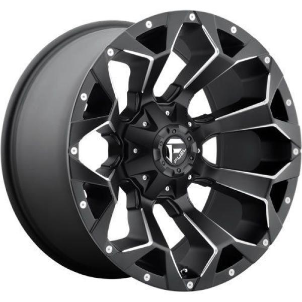 15x8 FUEL Assault Matte Black Milled 5x139.7/-16 D546 ​ - Fuel Off-Road