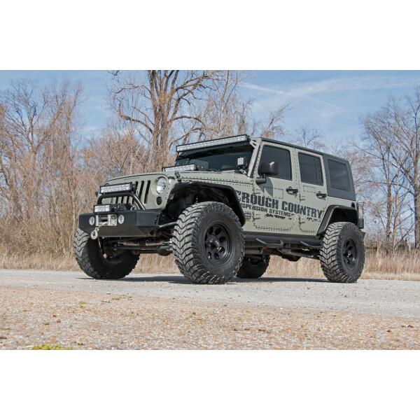 4in X-Series Suspension Lift Kit with N3 Shocks for Jeep Wrangler Unlimited JK 2007-2018 - Image 3