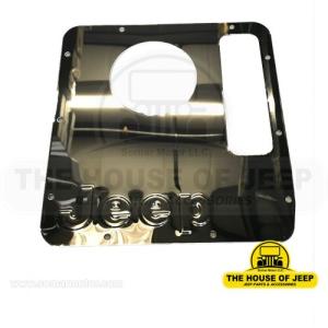TRANSMISSION T-150 SHIFTER COVER STAINLESS STEEL FOR 1976-1983 JEEP CJ5 w/ T-150