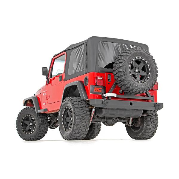 REAR BUMPER TJ W/TIRE CARRIER - Image 2