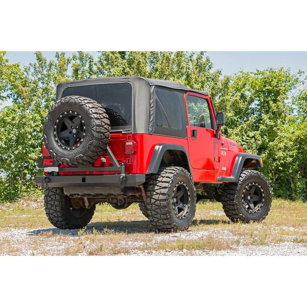 REAR BUMPER TJ W/TIRE CARRIER - Image 4