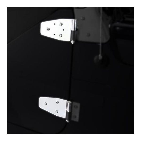 RT OFF-ROAD Stainless Steel Door Hinge Set for 1987-2006 Jeep Wrangler YJ with Half Steel Doors TJ & Unlimited