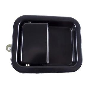 OUTSIDE DOOR PADDLE HANDLE RH BLK W/ FULL HARD DOOR