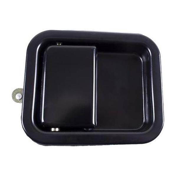 OUTSIDE DOOR PADDLE HANDLE RH BLK W/ FULL HARD DOOR