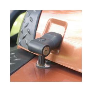 Locking Hood Catch Kit (Black) For Jeep Wrangler TJ 1997-2006
