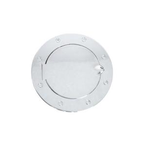 NON-LOCKING FUEL GAS CAP DOOR COVER CHROME 07-16 JEEP WRANGLER JK
