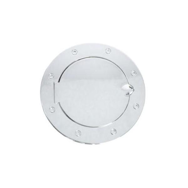 NON-LOCKING FUEL GAS CAP DOOR COVER CHROME 07-16 JEEP WRANGLER JK