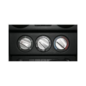 ALUMINUM CLIMATE CONTROL KNOB SET RED 07-10 JEEP WRANGLER JK