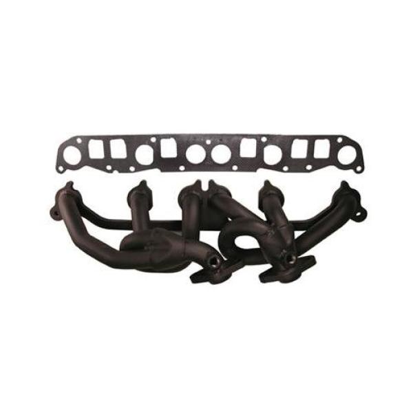 HEADER, TJ 00-06 4.0L BLACK