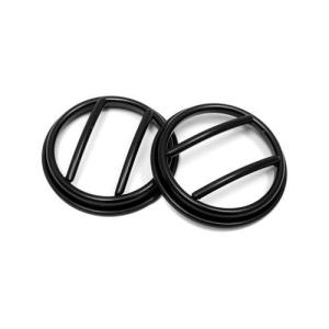 FOG LIGHT EURO GUARDS COVER BLACK 07-16 JEEP WRANGLER JK