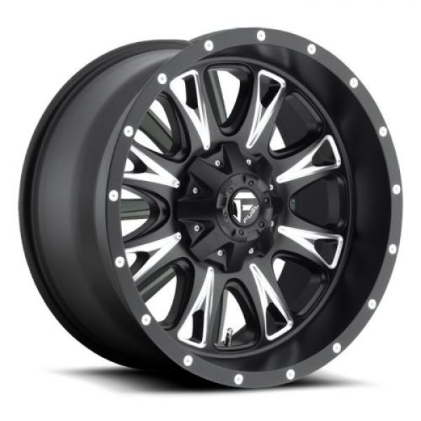 Throttle Series Wheel - 20"x10" - Bolt Pattern 5x4.5" and 5x5"- Backspacing 5" - Offset -12 - Black