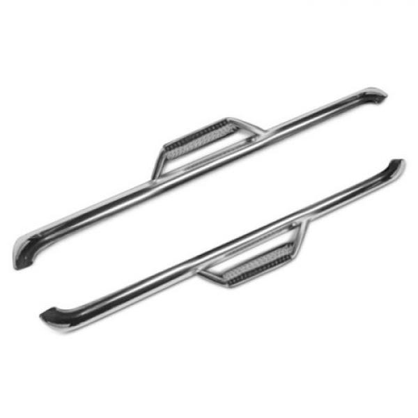 Nerf Steps Wheel to Wheel Stainless Steel 2012-2013 Jeep Wrangler JK 2 Door