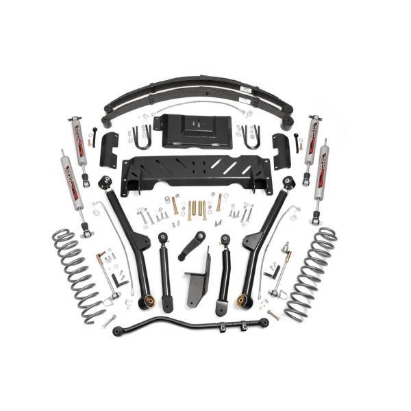 4.5 Inch Lift Kit Long Arm RR Leafs NP242 for Jeep Cherokee XJ 1984-2001 - Image 2