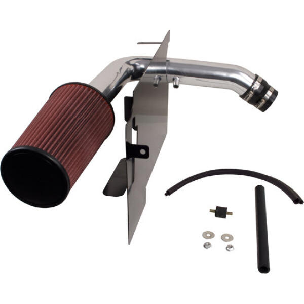 Polished Aluminum Air Intake Kit for Jeep Wrangler TJ 2003-2006 and Unlimited with 2.4L Engine