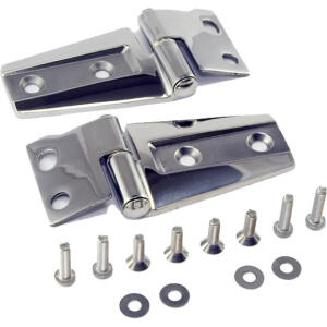 Stainless Steel Hood Hinge Kit for Jeep Wrangler JK 2007-2018