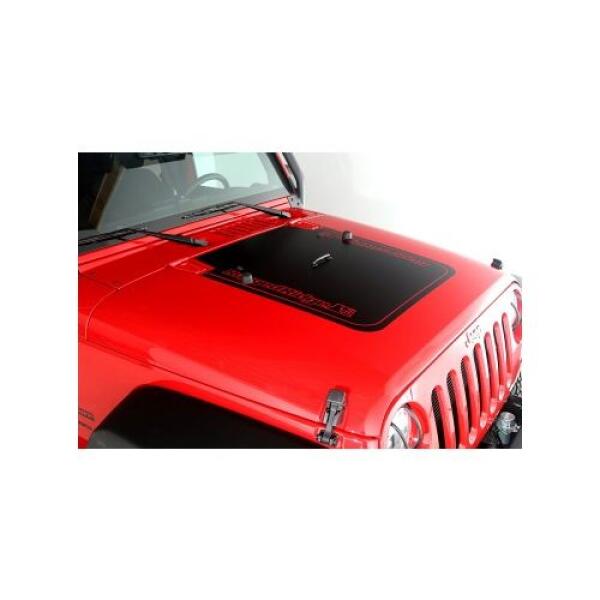 HOOD DECAL RUGGED RIDGE 07-16 JEEP WRANGLER JK