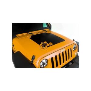 HOOD DECAL HIBISCUS 07-16 JEEP WRANGLER JK