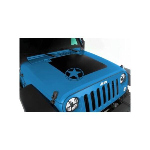 HOOD DECAL STAR 07-16 JEEP WRANGLER JK