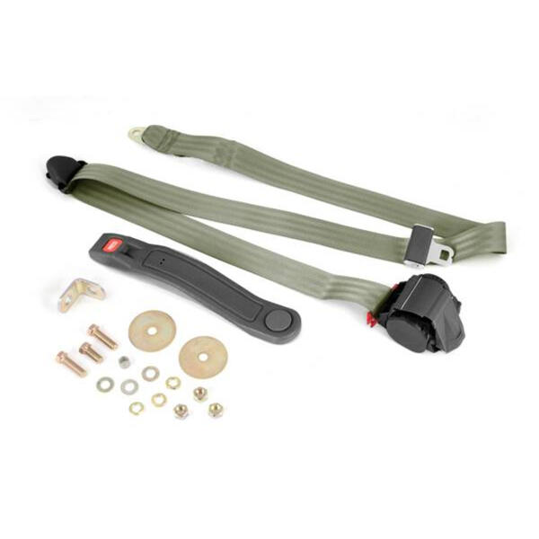 3-Point Seat Belt olive retractable Seat Belt Olive Retractable