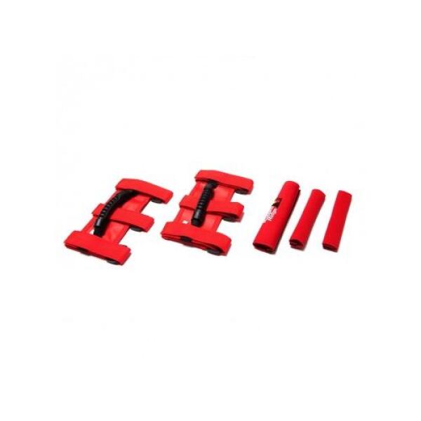 KIT GRAB HANDLE/COVER RED 87-95 JEEP WRANGLER YJ