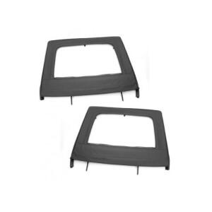 UPPER DOOR KIT REAR BLACK 2007-2017 JEEP WRANGLER UNLIMITED JK