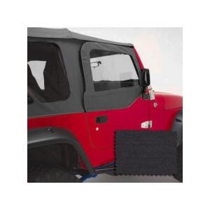 DOOR SKINS BLACK DENIM 97-06 JEEP WRANGLER TJ