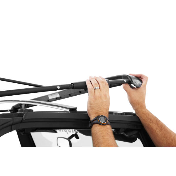 Supertop NX Soft Top with Tinted Windows without Doors in Black diamond for Jeep Wrangler Unlimited TJ 2004-2006 - Image 3