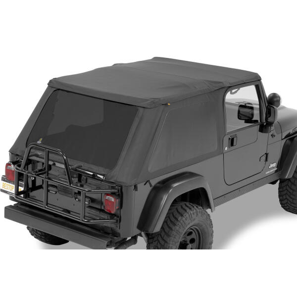 Trektop NX Soft Top in Black Diamond for Jeep Wrangler Unlimited TJ 2004-2006