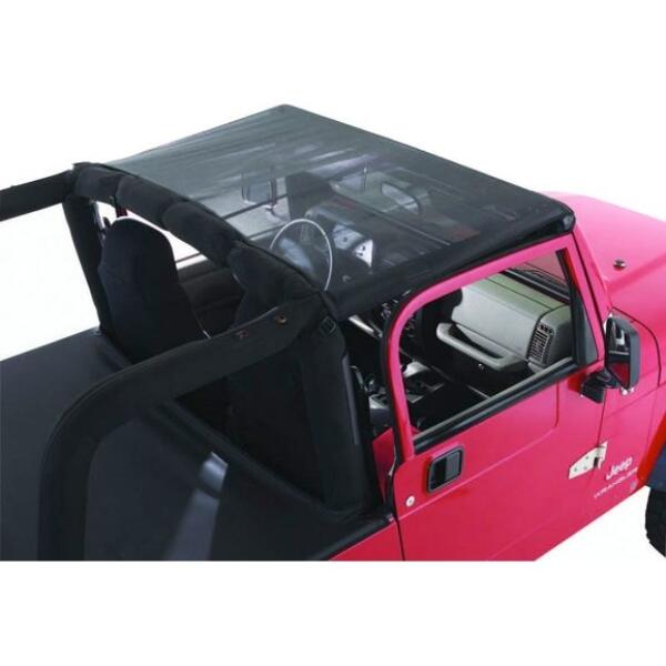 Mesh Bimini Top Plus for a 10-12 Jeep Wrangler Unlimited JK 4 Door