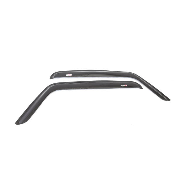 Front Rain Deflectors in Smoke for Jeep Wrangler JK 2007-2018