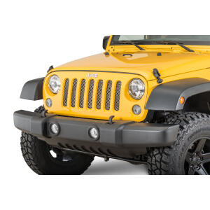 Mesh Grille Insert in Stainless Steel for Jeep Wrangler JK 2007-2018