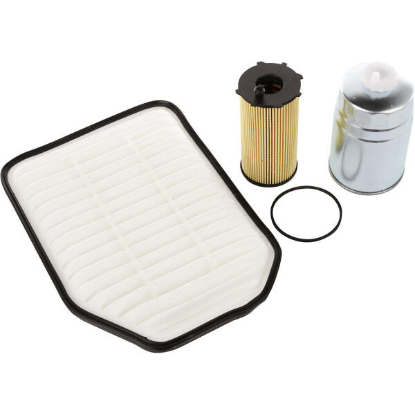 Air, Oil and Fuel Filter Kit for Jeep Wrangler and Wrangler Unlimited JK 2007-2018 with 2.8L I4 Engine