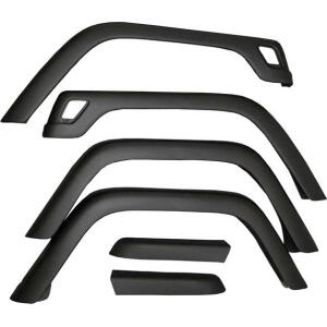 6-Piece Fender Flare Kit for Jeep Wrangler TJ 1997-2006 and Unlimited