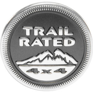 trail rated 4x4 badge in dark gray