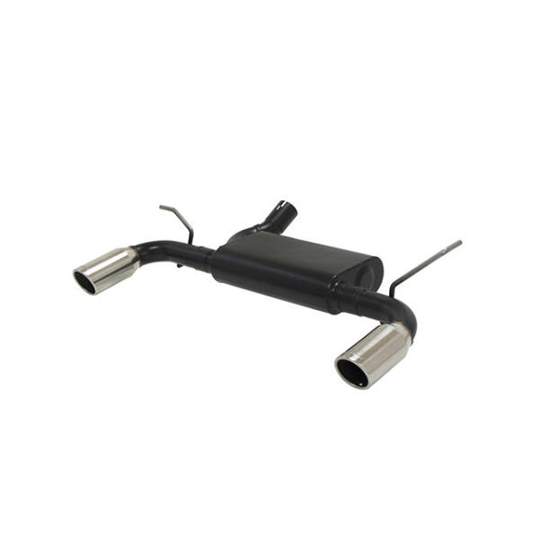 Force II Stainless Steel Dual Exit Axle Back Exhaust for Jeep Wrangler and Wrangler Unlimited JK 2007-2011