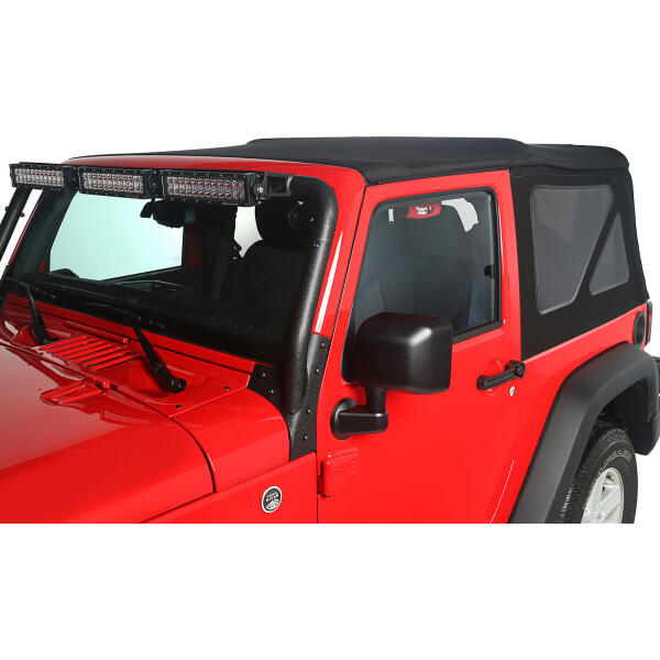 Replacement Soft Top in Black Diamond for Jeep Wrangler JK 2010-2018 2 Door