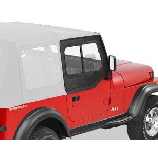 Upper Door Sliders for 87-95 Jeep Wrangler YJ with factory top or Replace-a-top