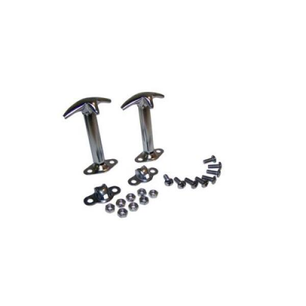 Hood Catch Kit Stainless Steel For CJ & YJ