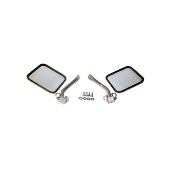 Side Windshield Mirror Kit (Stainless)