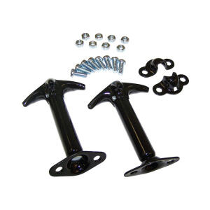 Black Hood Latch Set for Jeep CJ and YJ 1942-1995