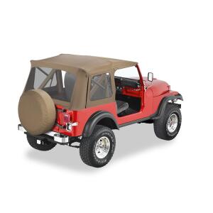 Supertop Soft Top For 76-95 Jeep CJ-7 and Wrangler YJ