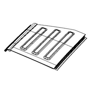 Freedom Panel in Textured Black for Passenger Side on Jeep JL and JT 18-UP