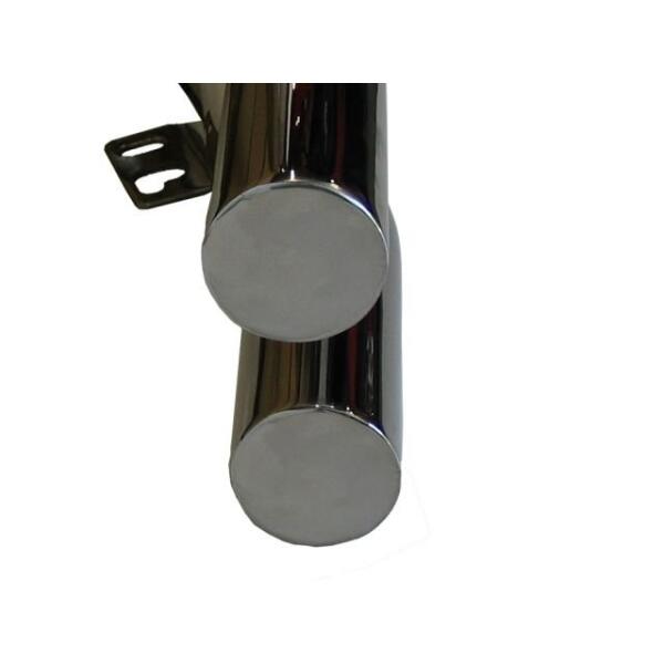 Double Tube Front Bumper with Hoop in Stainless Steel for Jeep CJ-5, CJ-7, CJ-8 Scrambler, Wrangler YJ, TJ 1976-2006 and Unlimited - Image 2